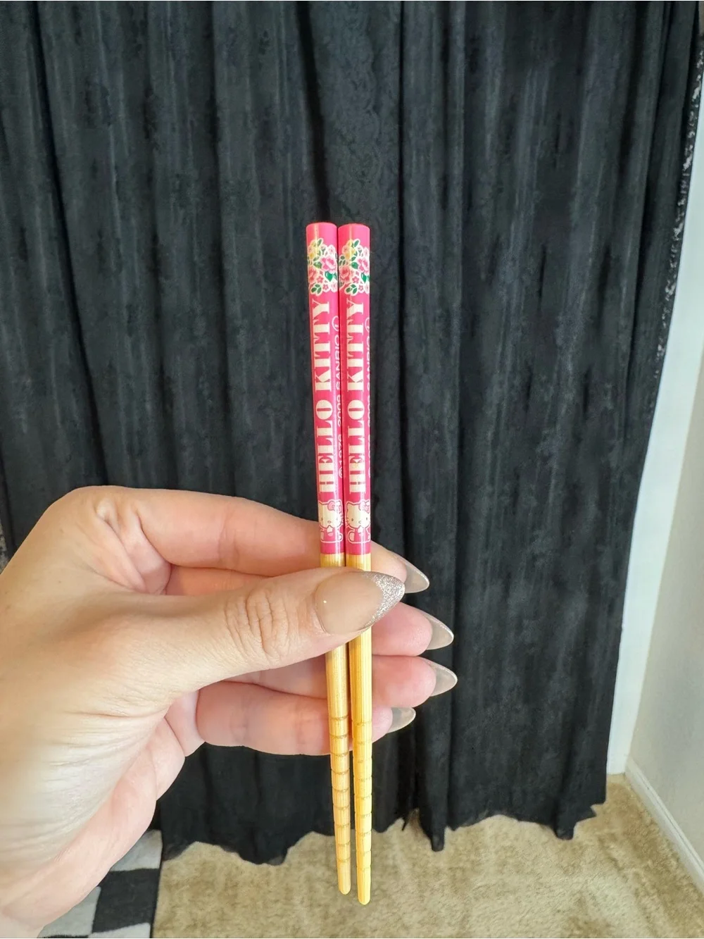 Hello Kitty To-Go Travel Chopsticks